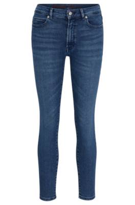 Hugo Extra-slim-fit Jeans In Blue Super-stretch Denim