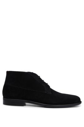 for Men Black Mens Shoes Boots Formal and smart boots HUGO Graham_half_pp Ankle Boot in Black 1 