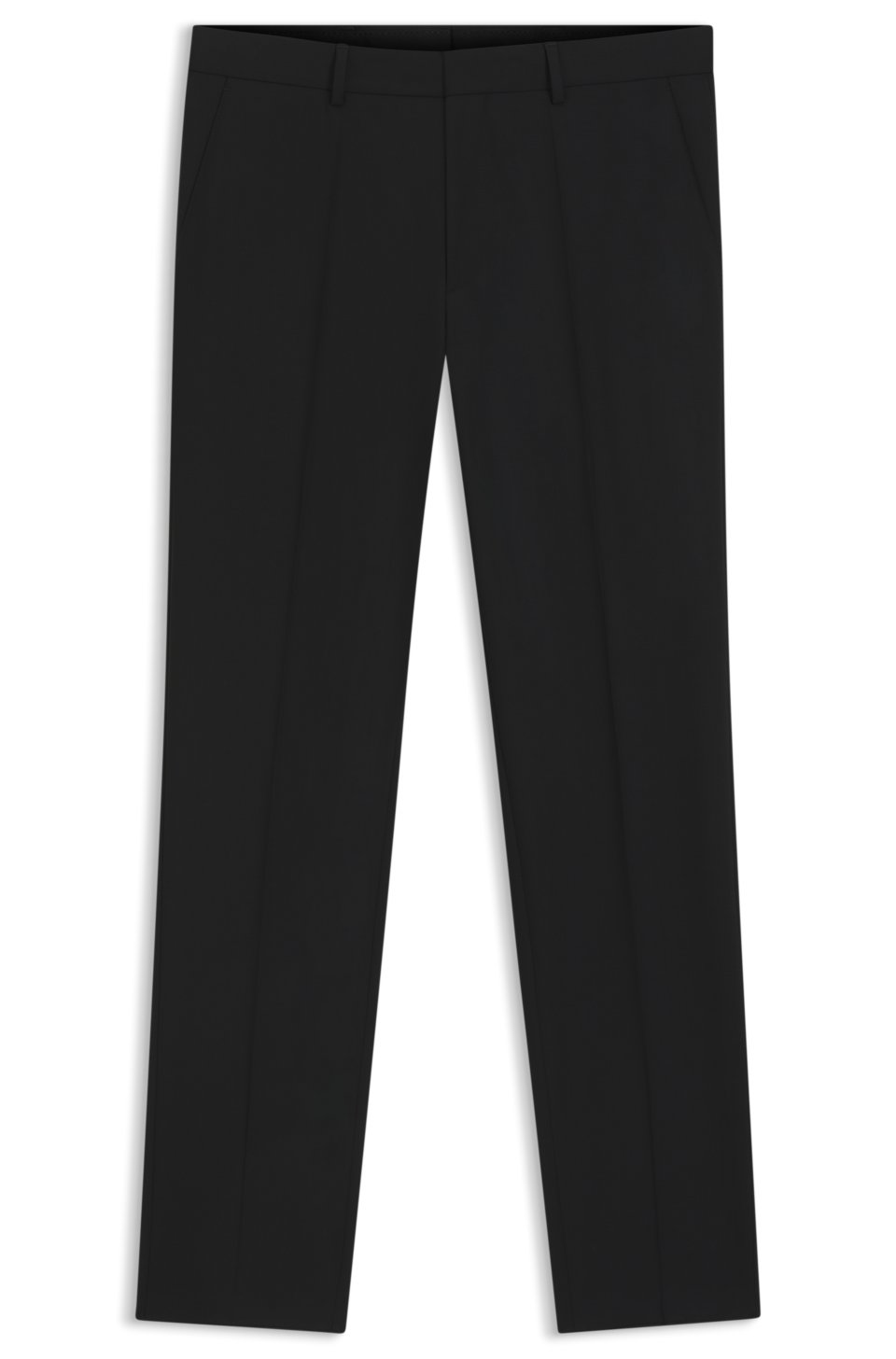Regular-fit trousers in stretch wool