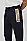 徽标和条纹装饰棉质毛圈布运动裤,  001_Black