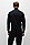 BOSS 博斯徽标和条纹装饰棉质毛圈布家居夹克外套,  001_Black