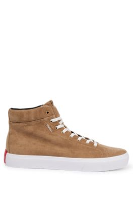 brown high top sneaker