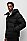 BOSS 博斯字母组合徽章和衬里设计防泼水羽绒夹克外套,  001_Black