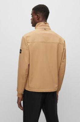 BOSS - はっ水 ソフトシェルジャケット ロゴパッチ