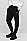 HUGO 雨果红色边框徽标装饰棉质毛圈布运动裤,  001_Black