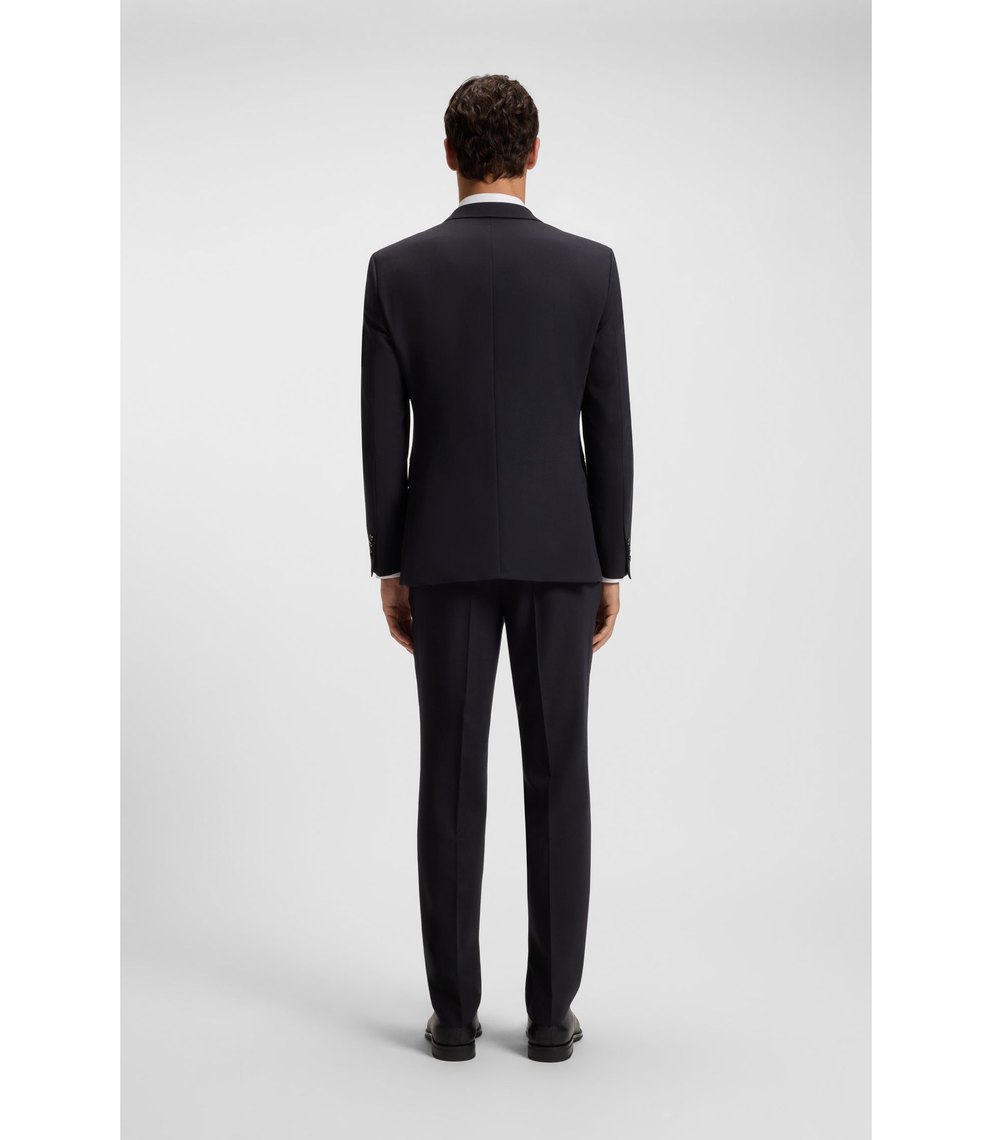 BOSS レギュラーフィットスーツ マイクロパターン BOSS - レギュラーフィットジャケット マイクロパターン