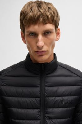 BOSS Waterrepellent padded jacket with tonal logo