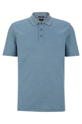 hugo boss silk polo shirt