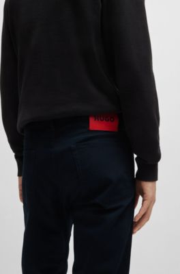 Miss Bon black leather skinny jeans - Slim fit, elegant and comfortable