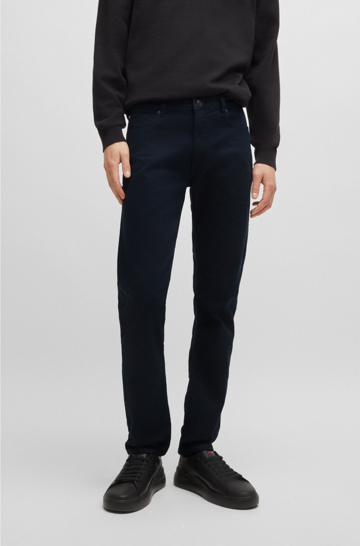 Maiden Literacy lineal HUGO - Slim fit jeans i denim med behageligt stræk