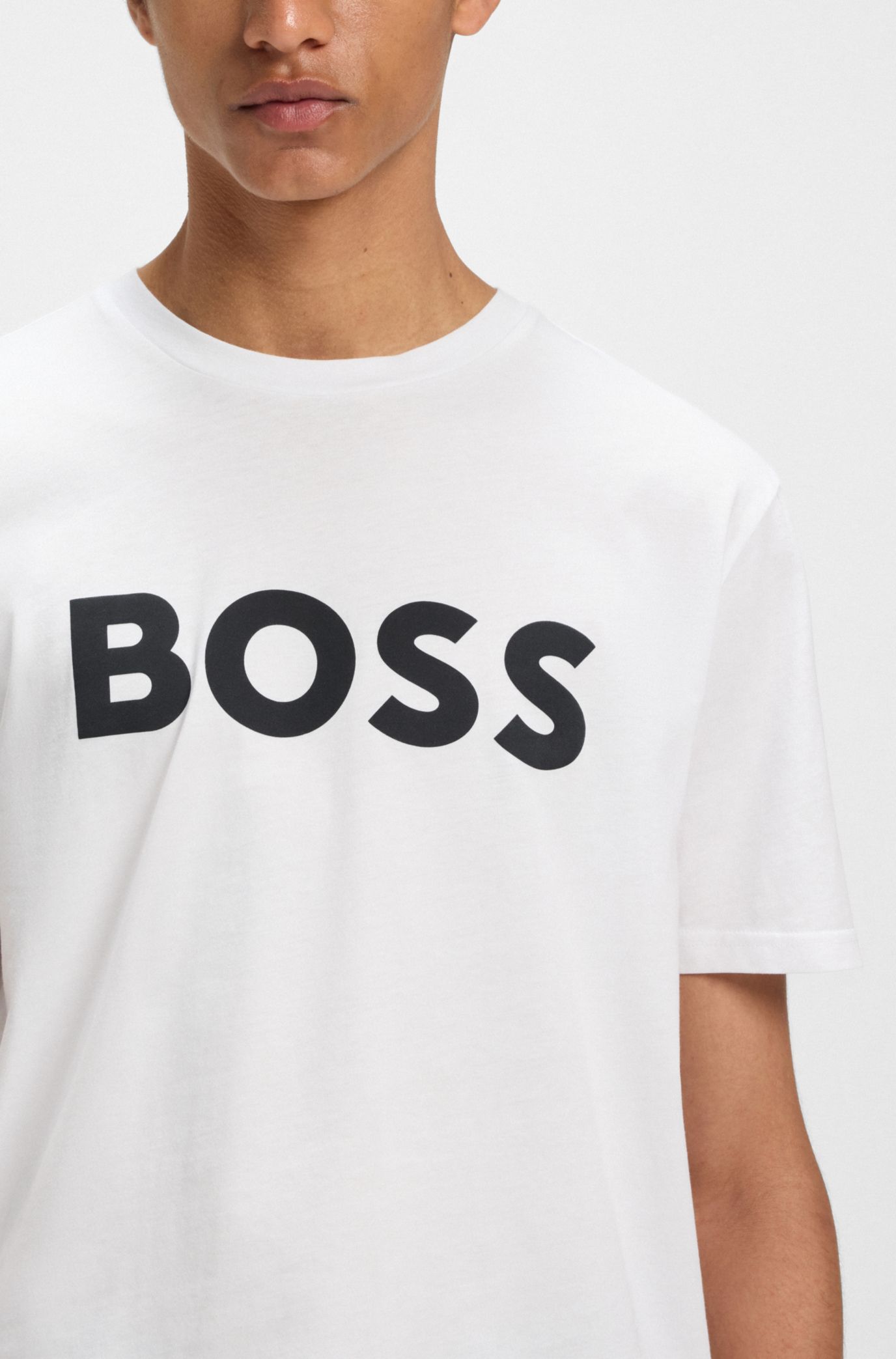 BOSS（HUGO BOSS） tシャツ シーズンロゴ コットンジャージー T