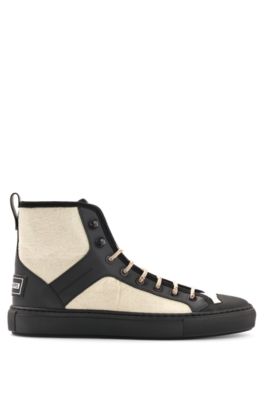 c220 high top sneaker with coach patch