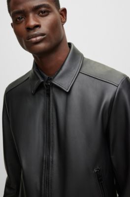 hugo boss jordan leather jacket