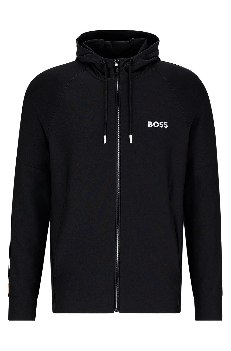 BOSS - BOSS x Matteo Berrettini logo hooded sweatshirt in performance ...