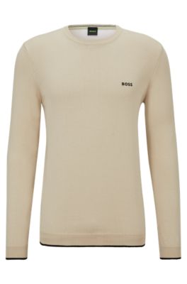 Hugo boss beige clearance jumper