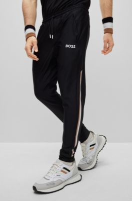 BOSS BOSS x Matteo Berrettini logo tracksuit bottoms with signature