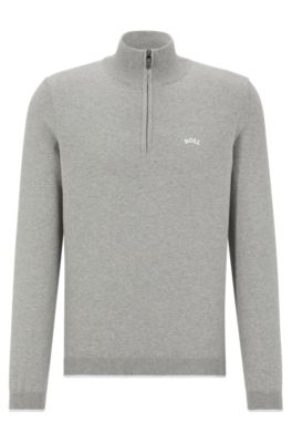 hugo boss quarter zip jumper