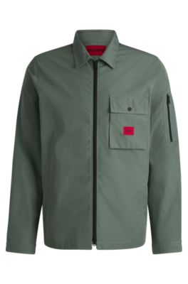 Hugo Boss Jackets For Men BOSS Cotton-blend Zip-up Sweatshirt