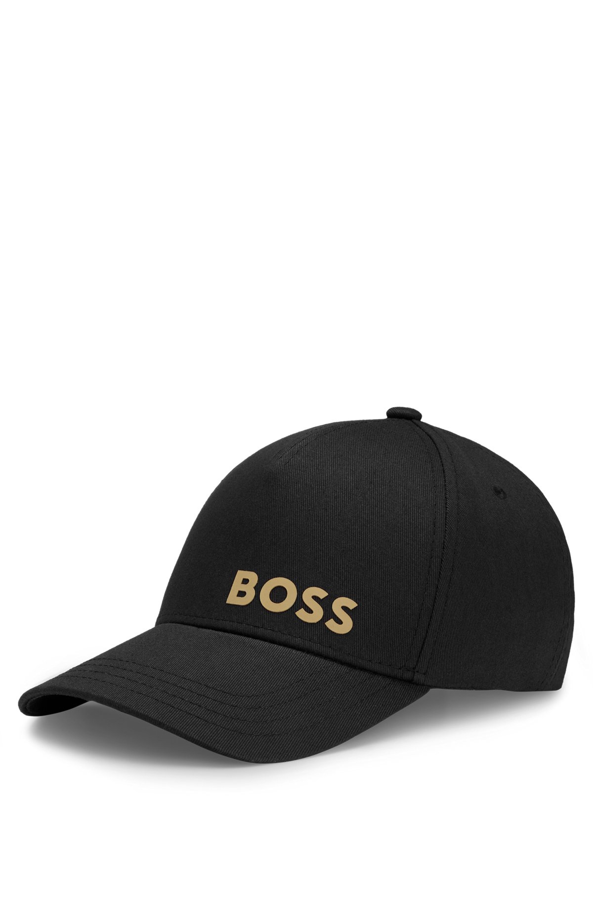 koppeling zacht mot BOSS - Cotton-twill cap with mixed logos