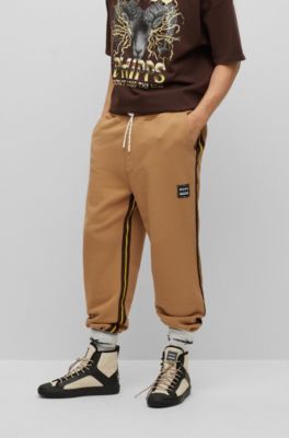 mens beige tracksuit bottoms