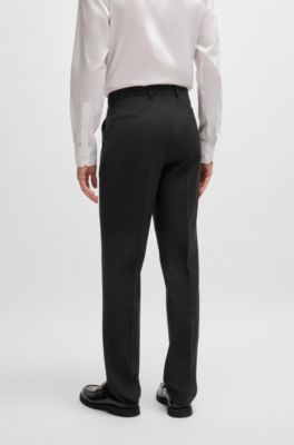 ドイツ直営店で購入)Sper100 Hugo Bossブラックラインスーツ