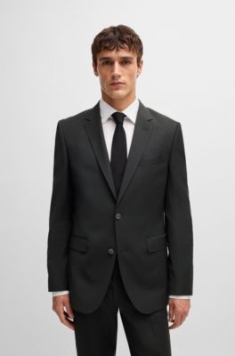 BOSS Regularfit suit in a stretchvirginwool blend