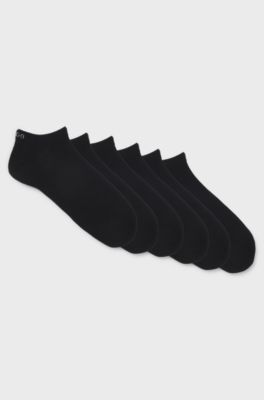 Sechserpack Socken aus Baumwoll-Mix, Schwarz