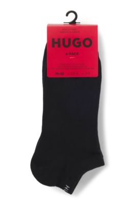 Six-pack of socks in a cotton blend, Black