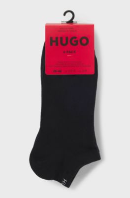 Six-pack of socks in a cotton blend, Black