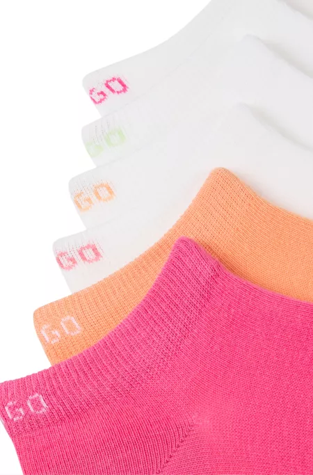 Six-pack of socks in a cotton blend