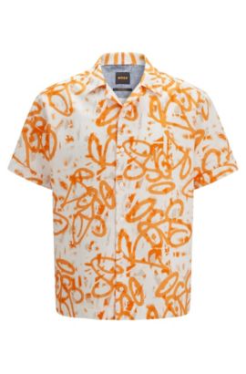 Afkorten absorptie Martin Luther King Junior Men's Shirts | Orange | HUGO BOSS