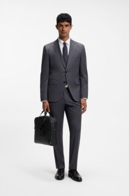 Versatile document case with detachable strap, Black