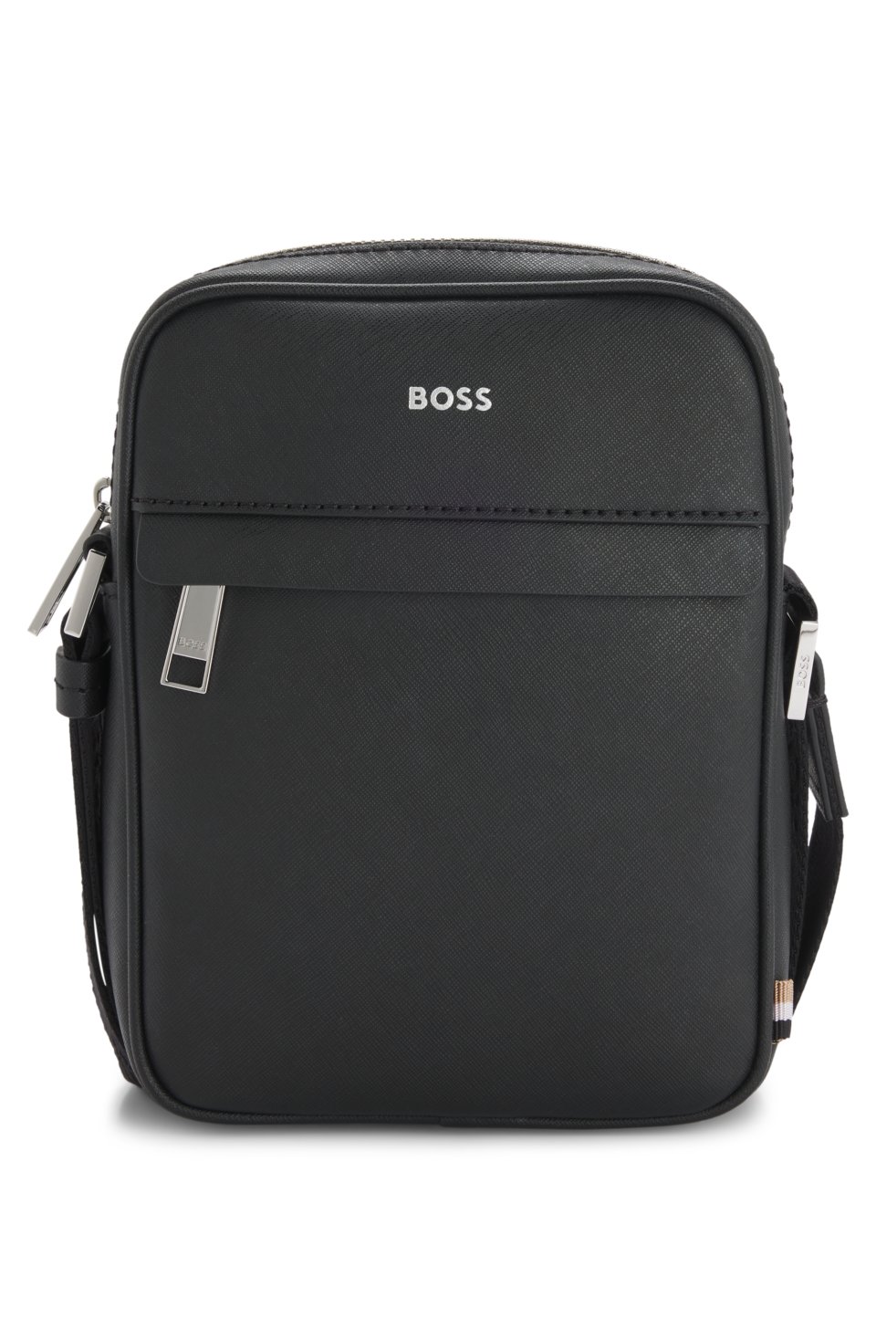 Logo-strap reporter bag
