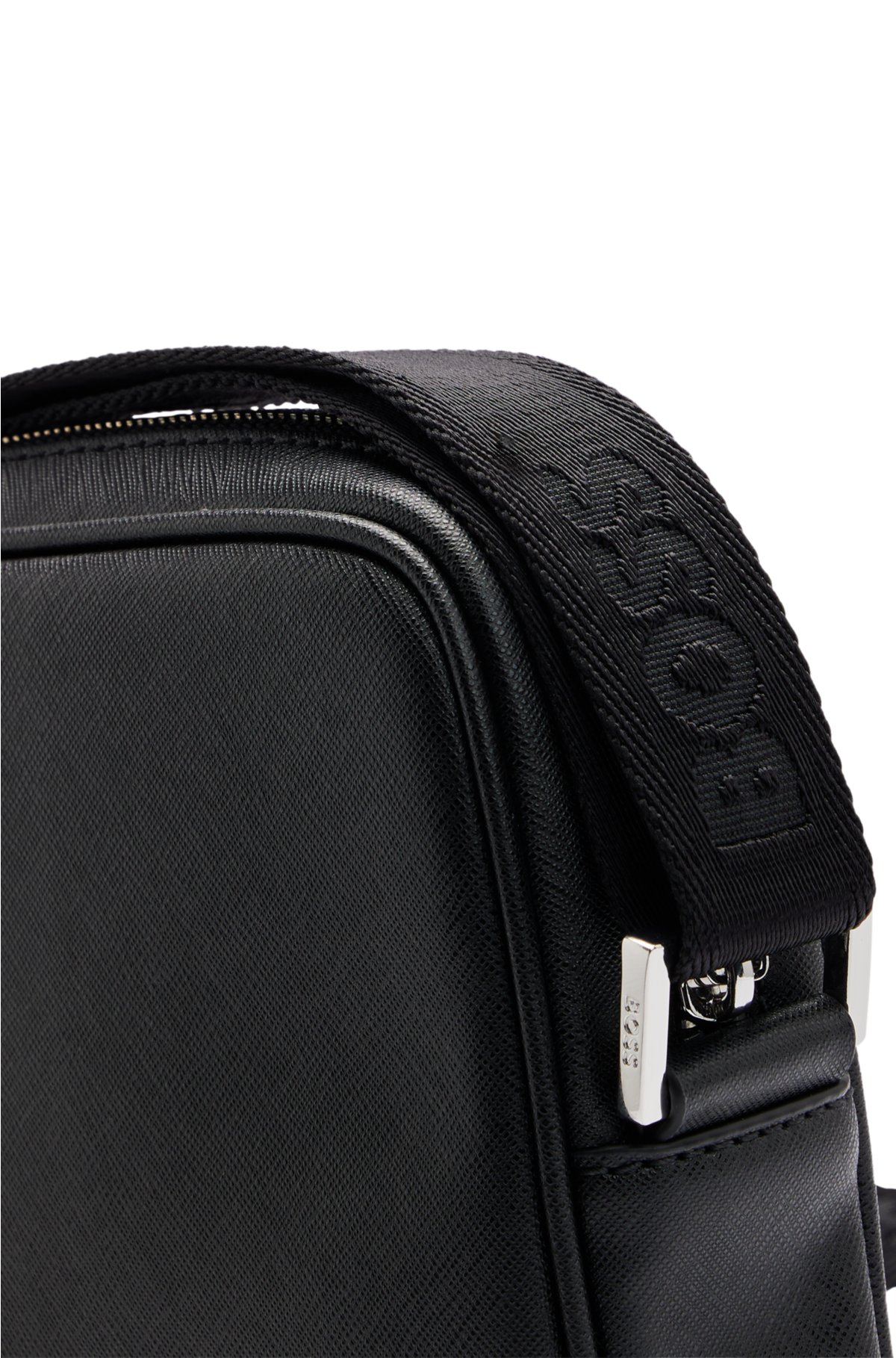 bag detail - signature BOSS logo stripe and with Reporter