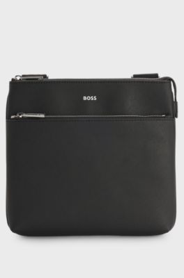 Envelope bag with foil-print logo, Black