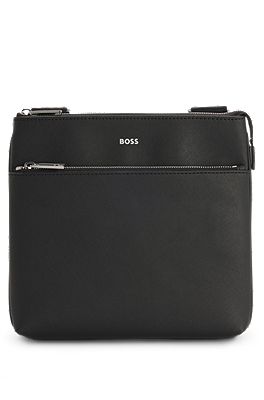 Envelope bag with signature stripe and logo detail - BOSS