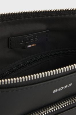 Envelope bag with foil-print logo, Black