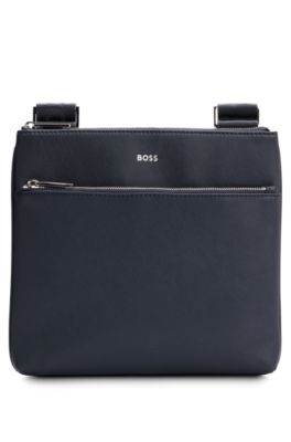 BOSS Envelope bag with signature stripe and logo detail