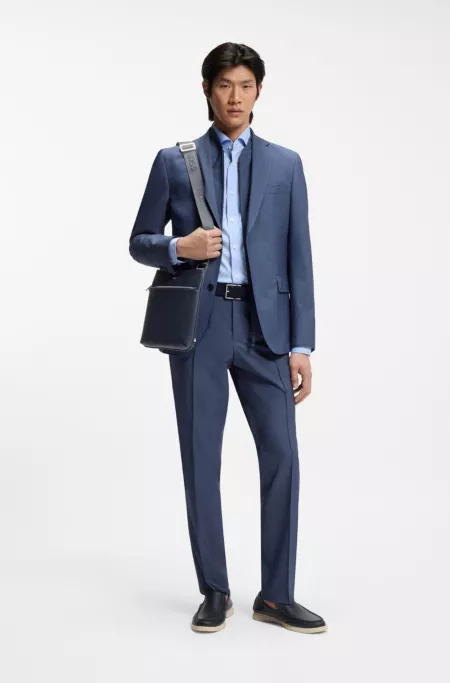 Envelope bag with foil-print logo