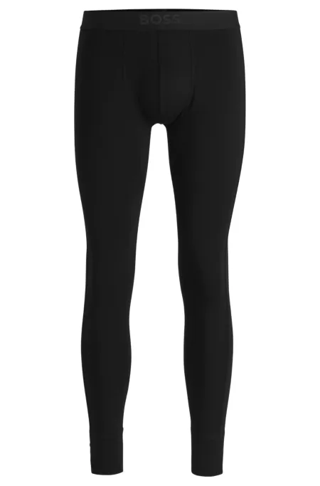 Thermal long johns with logo waistband
