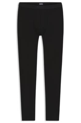 Thermal long johns with logo waistband