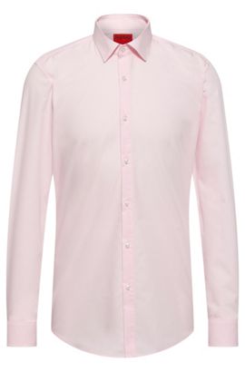 Hugo Boss Long Sleeve Shirt pink casual look Fashion Formal Shirts Long Sleeve Shirts 