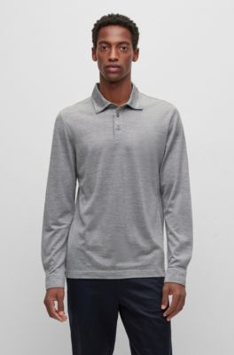 hugo boss silk polo shirt