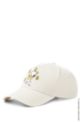 BOSS x PEANUTS casquette en twill de coton avec logo artistique et imprimé graphique, Blanc