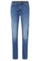 Slim-fit jeans van blauw comfortabel stretchdenim, Blauw