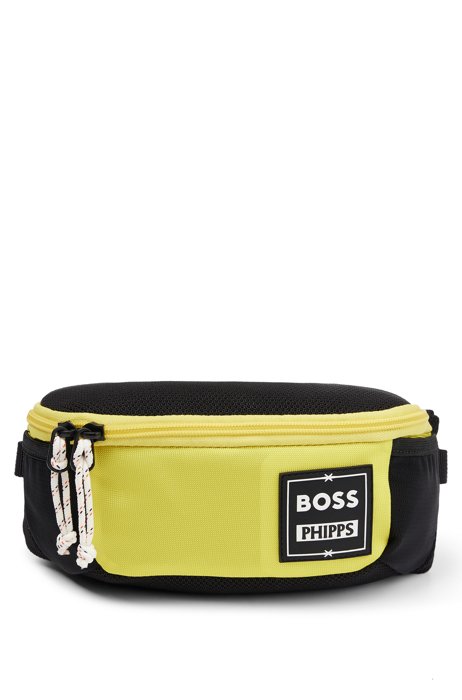 BOSS x PHIPPS recycled-material belt bag, Yellow