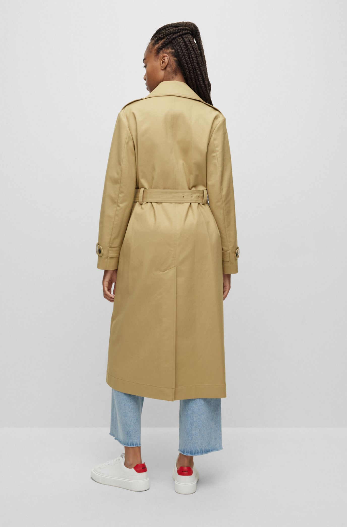 Hugo boss outlet trench coat women's