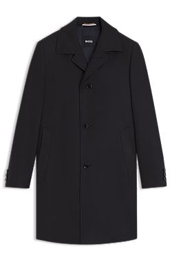 Formal coat in a virgin-wool blend
