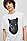 HUGO 雨果棉质平纹针织黑豹狮图案 T 恤,  100_White