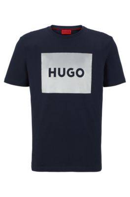 hugo boss reverse logo t shirt